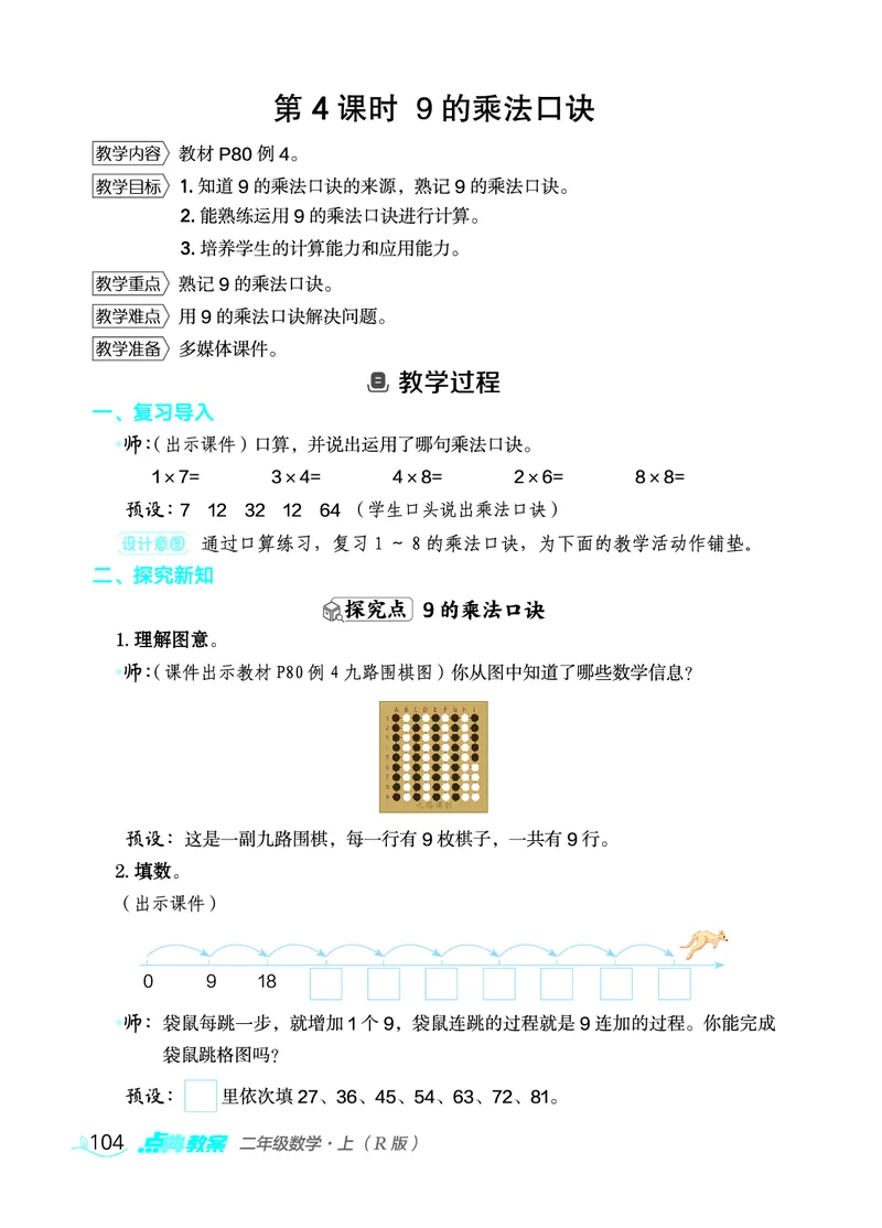 数学二年级上册（点典教案）23秋_二年级上下册资料_小学二年级学习资料-25年更新版_2-03、小学二年级数学上册_2-3-3、课件、教案