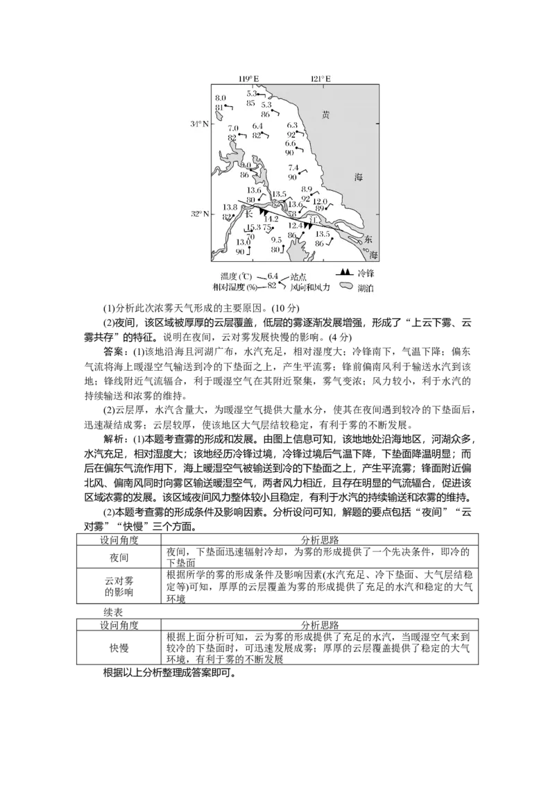 专练16_2025高中教辅（后续还会更新新习题试卷）_2025高中全科《微专题&middot;小练习》_2025高中全科《微专题小练习》_2025版&middot;微专题小练习&middot;地理