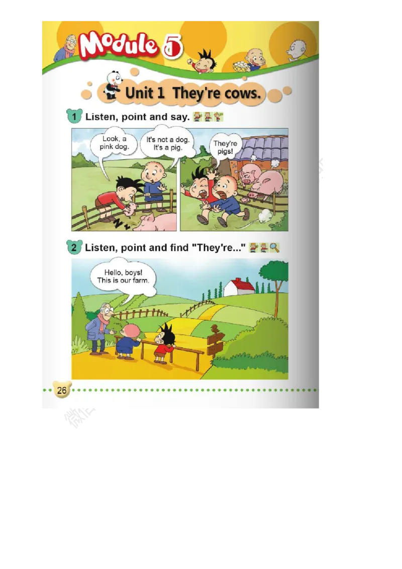 外研版一起点一年级下册电子课本_一年级上下册资料_小学一年级学习资料-25年更新版_1-06、小学一年级英语下册_1-6-3、电子教材、课本