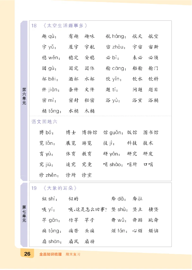 二（下）语文：全品知识梳理（期末复习版）24春版_二年级上下册资料_小学二年级学习资料-25年更新版_2-02、小学二年级语文下册_2-2-2、练习题、作业、试题、试卷_专项练习