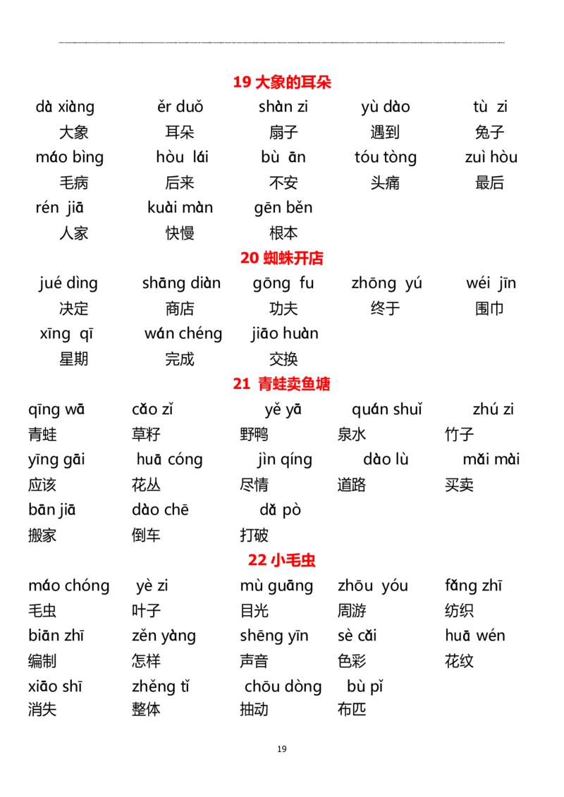 二（下）看拼音写词语(2)_二年级上下册资料_小学二年级学习资料-25年更新版_2-02、小学二年级语文下册_2-2-2、练习题、作业、试题、试卷_专项练习_语文看拼音写词语