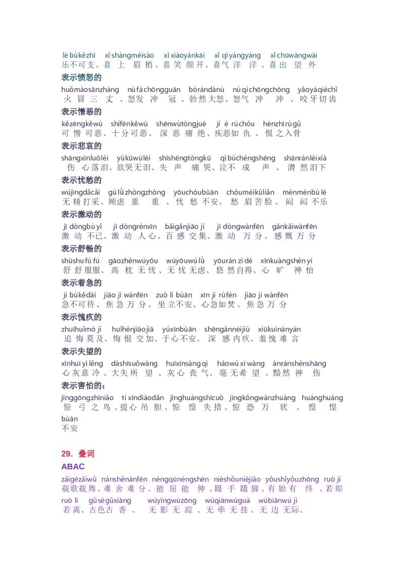 小学语文词语分类大全(带拼音)(小学二年级上册专用)_二年级上下册资料_小学二年级学习资料-25年更新版_2-01、小学二年级语文上册_2-1-1、复习、知识点、归纳汇总