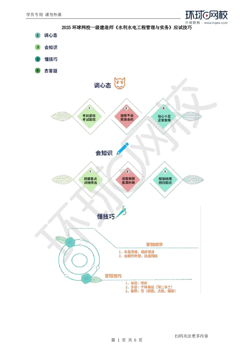 2025一建水利应试技巧_2026年一级建造师_2026年一建水利_2025年一建水利SVIP_04-冲刺串讲✿考点强化✿小灶集训_56-水利《应试技巧班》赵珊珊HQ