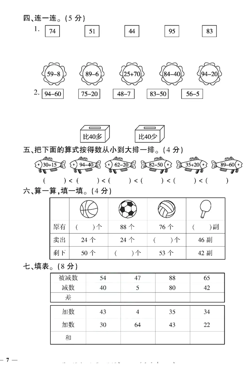 《黄冈360&deg;定制密卷》（无答案）数学1年级下册（SJ）_一年级上下册资料_小学一年级学习资料-25年更新版_1-04、小学一年级数学下册_1-4-2、练习题、作业、试题、试卷_苏教版_电子册类