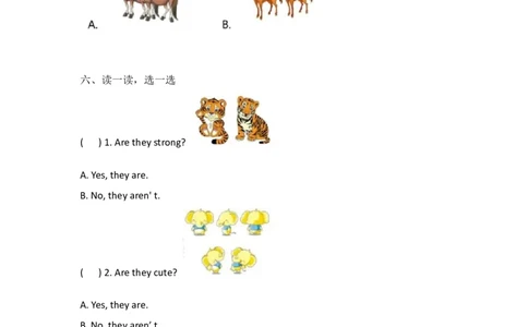 外研社版小学英语（一年级起点）一年级下册Module6模块测试卷_一年级上下册资料_小学一年级学习资料-25年更新版_1-06、小学一年级英语下册_1-6-1、知识点、测试卷、电子书_外研版一起点