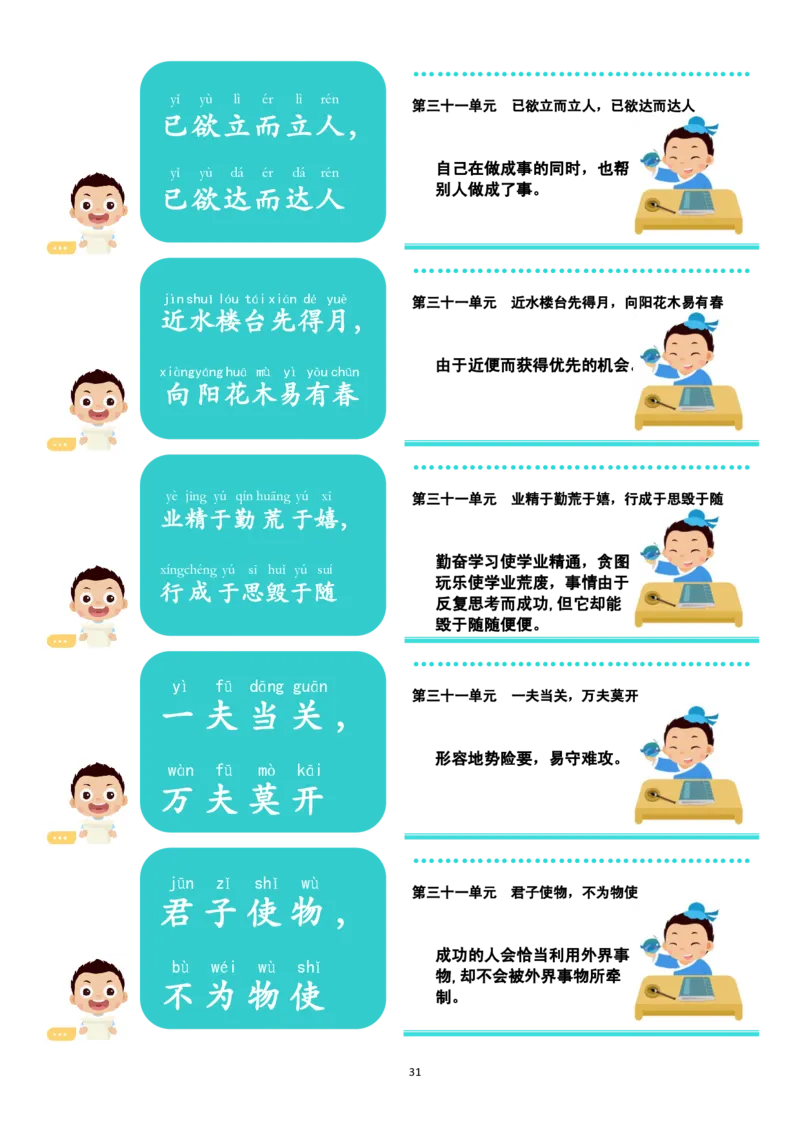 常爸小古文240句（全）_一年级上下册资料_小学一年级学习资料-25年更新版_1-00、幼小衔接_幼小衔接国学启蒙篇