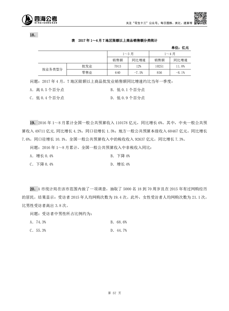 四海资料分析题本_2026考公资料_（01）花生十三_04刷题班2026年省考四海行测2000题海海刷(1)_00.题本
