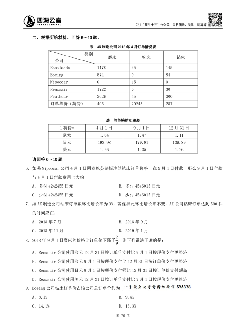 四海资料分析题本_2026考公资料_（01）花生十三_04刷题班2026年省考四海行测2000题海海刷(1)_00.题本