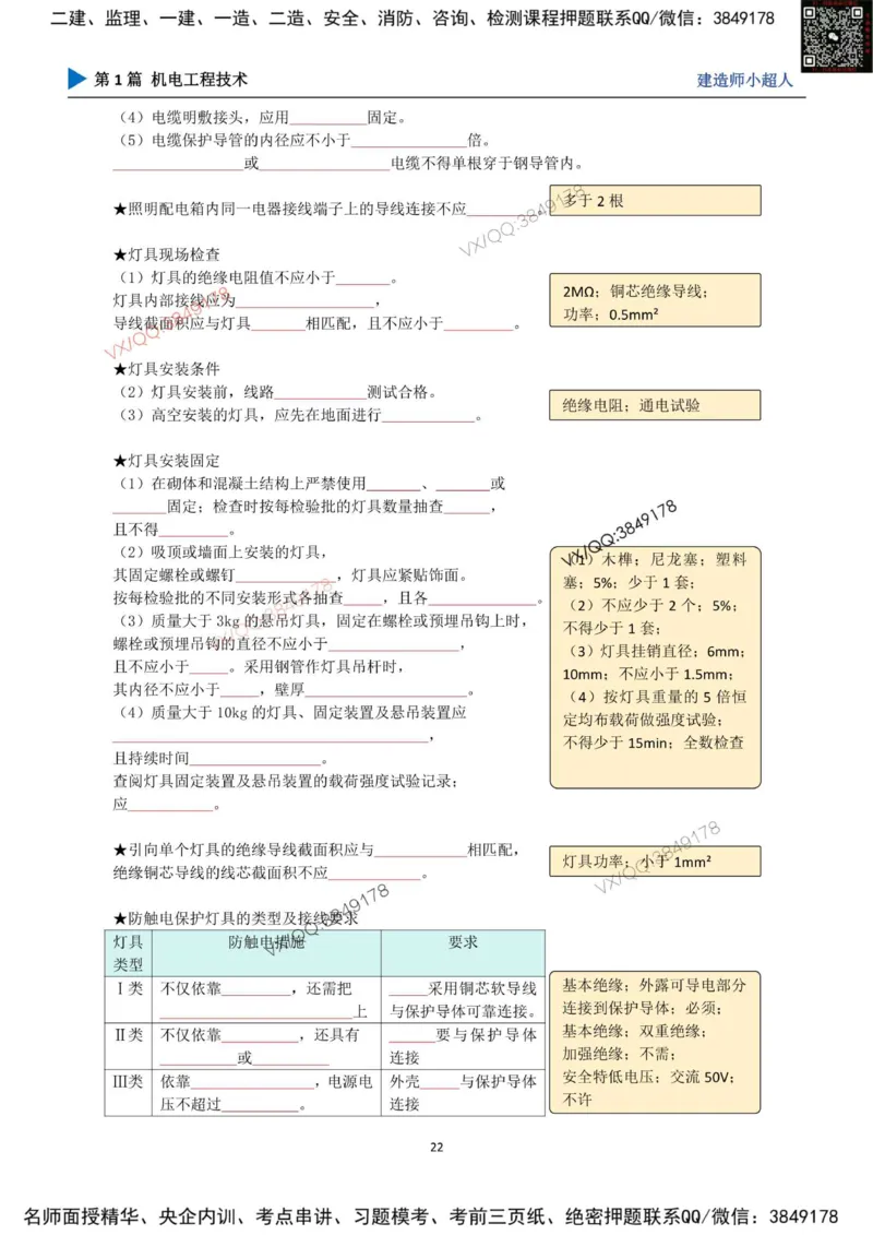 25年一建（机电）默写本_2026年一级建造师_2026年一建机电_2025年一建机电SVIP_01-精华文档✿电子教材✿历年真题_79-机电《默写本+导图+试卷》小超人推荐