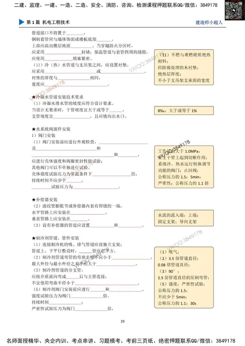 25年一建（机电）默写本_2026年一级建造师_2026年一建机电_2025年一建机电SVIP_01-精华文档✿电子教材✿历年真题_79-机电《默写本+导图+试卷》小超人推荐