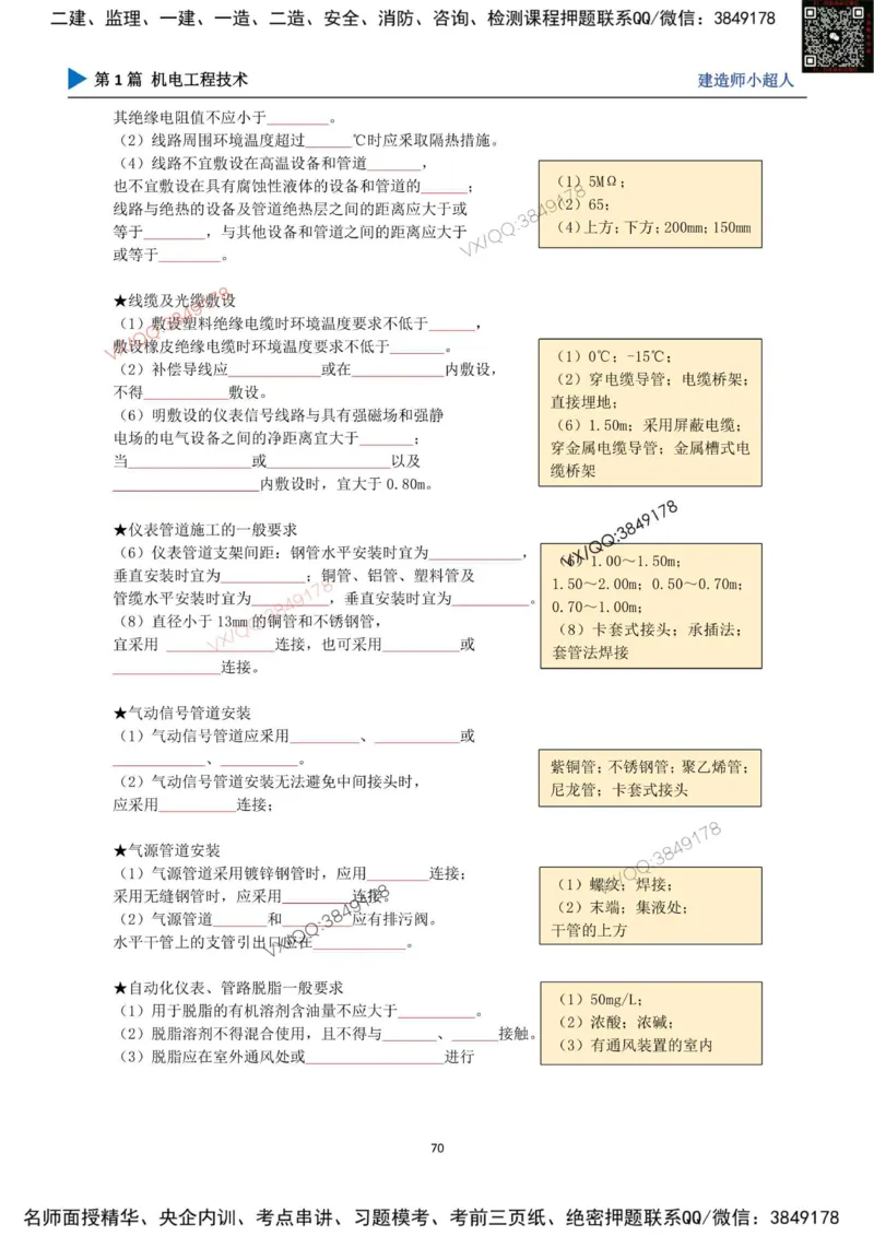 25年一建（机电）默写本_2026年一级建造师_2026年一建机电_2025年一建机电SVIP_01-精华文档✿电子教材✿历年真题_79-机电《默写本+导图+试卷》小超人推荐