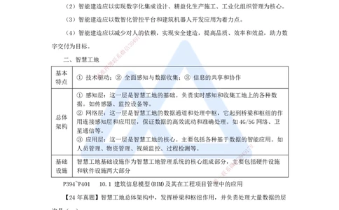 29.2025杨彬-考前拔分速成-第10章10.1-10.2建设工程项目管理智能化_2026年一级建造师_2026年一建管理_2025年一建管理SVIP_04-冲刺串讲✿考点强化✿小灶集训_讲义
