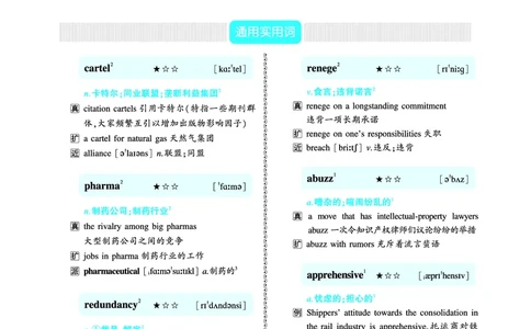 第三部分商业经济（第三板块超纲词）_考研英语真题_考研英语（一）历年真题_单词资料_英语一黄皮书词汇电子版（语境例句版）