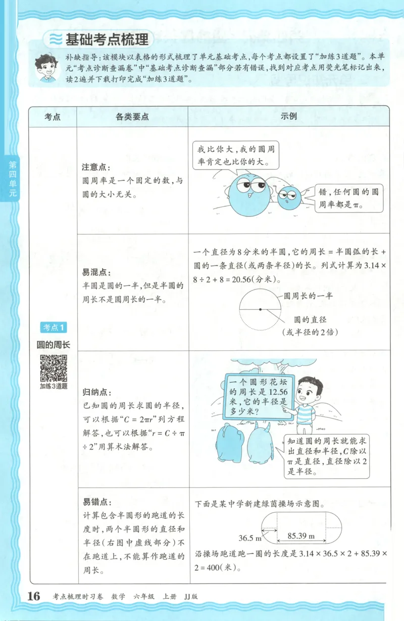 六年级数学上册冀教版25秋《王朝霞考点梳理时习卷》补缺手册_25秋小学语数英习题试卷_数学_冀教版_1-6年级数学上册冀教版25秋《王朝霞考点梳理时习卷》
