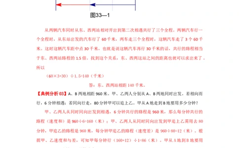 专题19行程问题（相遇、追击、多次相遇问题）（解析）_小学数学思维训练电子版举一反三奥数逻辑拓展专项图解强化_六年级