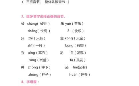 一年级下册语文知识点终极版_一年级上下册资料_小学一年级学习资料-25年更新版_1-02、小学一年级语文下册_3-6-2-1、复习、知识点、归纳汇总_部编（人教）版_知识汇总