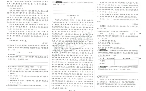 五年级语文上册人教版25秋《阳光同学提优新卷》提优新卷_25秋小学语数英习题试卷_语文_语文《阳光同学提优新卷》_五年级语文上册人教版25秋《阳光同学提优新卷》