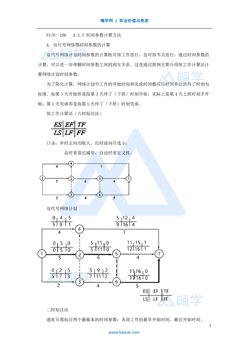 29.2025宿吉南-名师精讲通关-第四章（29）4.3.2时间参数计算方法3_2026年一级建造师_2026年一建管理_2025年一建管理SVIP_02-基础精讲✿高端面授✿深度强化_讲义