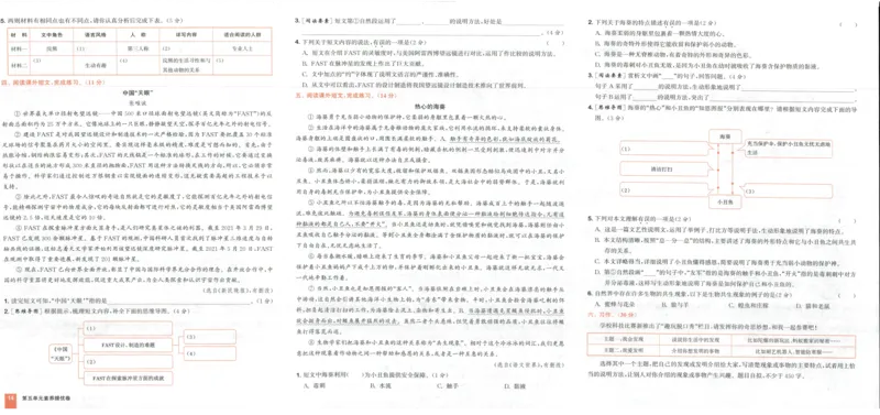 五年级语文上册人教版25秋《拔尖大试卷》_25秋小学语数英习题试卷_语文_1-6年级语文上册人教版25秋《拔尖大试卷》