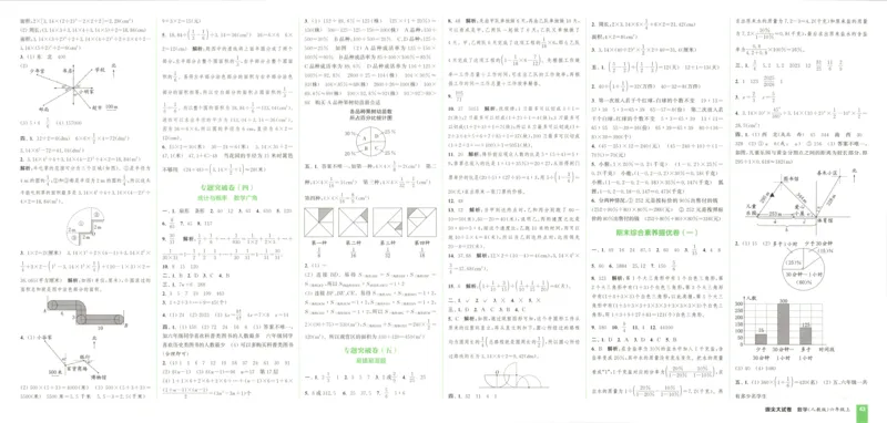 六年级数学上册冀教版25秋《53天天练》测评卷_25秋小学语数英习题试卷_数学_冀教版_1-6年级数学上册冀教版25秋《53天天练》_六年级数学上册冀教版25秋《53天天练》