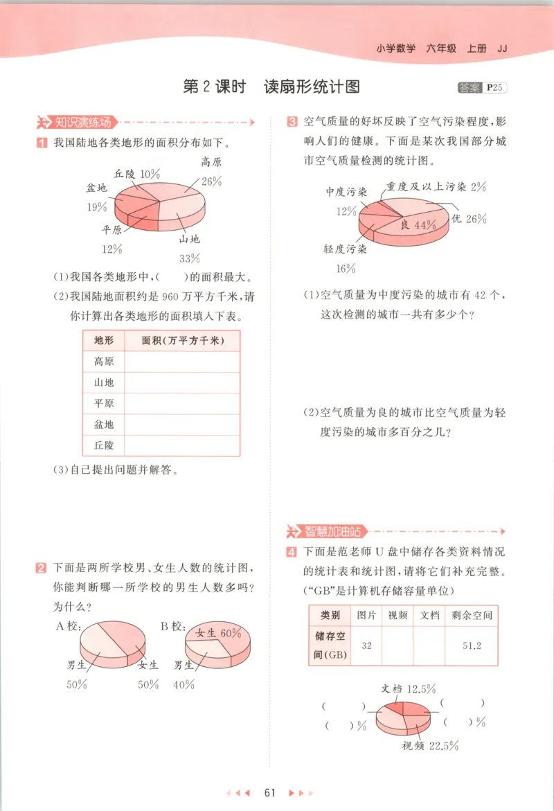 六年级数学上册冀教版25秋《53天天练》测评卷_25秋小学语数英习题试卷_数学_冀教版_1-6年级数学上册冀教版25秋《53天天练》_六年级数学上册冀教版25秋《53天天练》