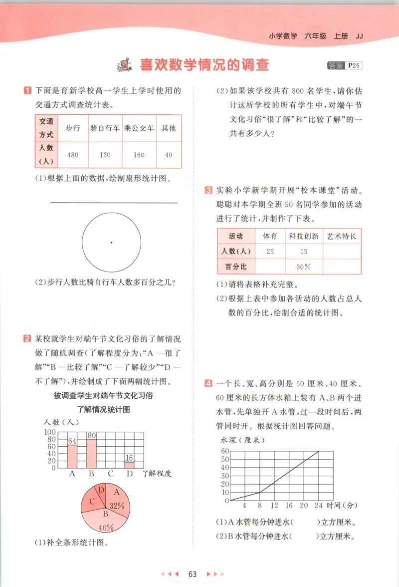 六年级数学上册冀教版25秋《53天天练》测评卷_25秋小学语数英习题试卷_数学_冀教版_1-6年级数学上册冀教版25秋《53天天练》_六年级数学上册冀教版25秋《53天天练》