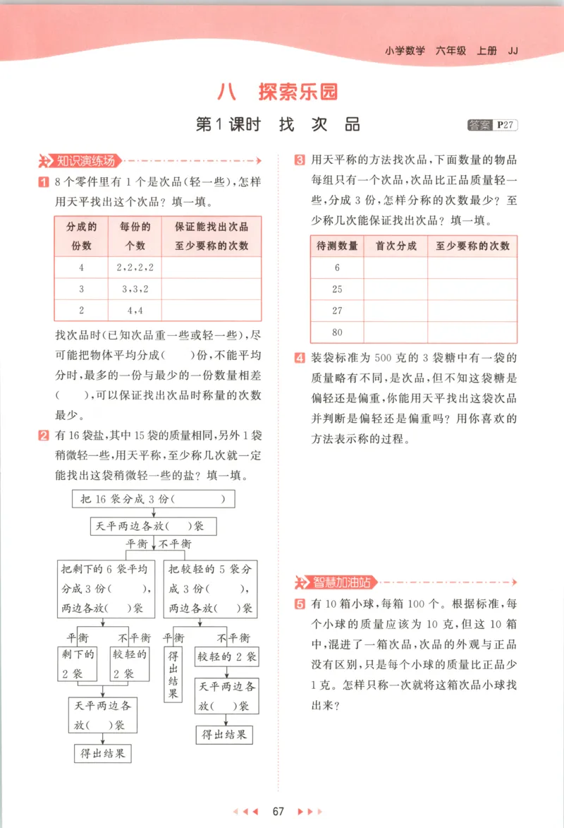 六年级数学上册冀教版25秋《53天天练》测评卷_25秋小学语数英习题试卷_数学_冀教版_1-6年级数学上册冀教版25秋《53天天练》_六年级数学上册冀教版25秋《53天天练》