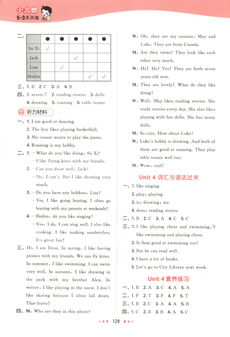 五年级英语上册译林版25秋《53天天练》答案_25秋小学语数英习题试卷_英语_译林版_1-6年级英语上册译林版25秋《53天天练》_五年级英语上册译林版25秋《53天天练》