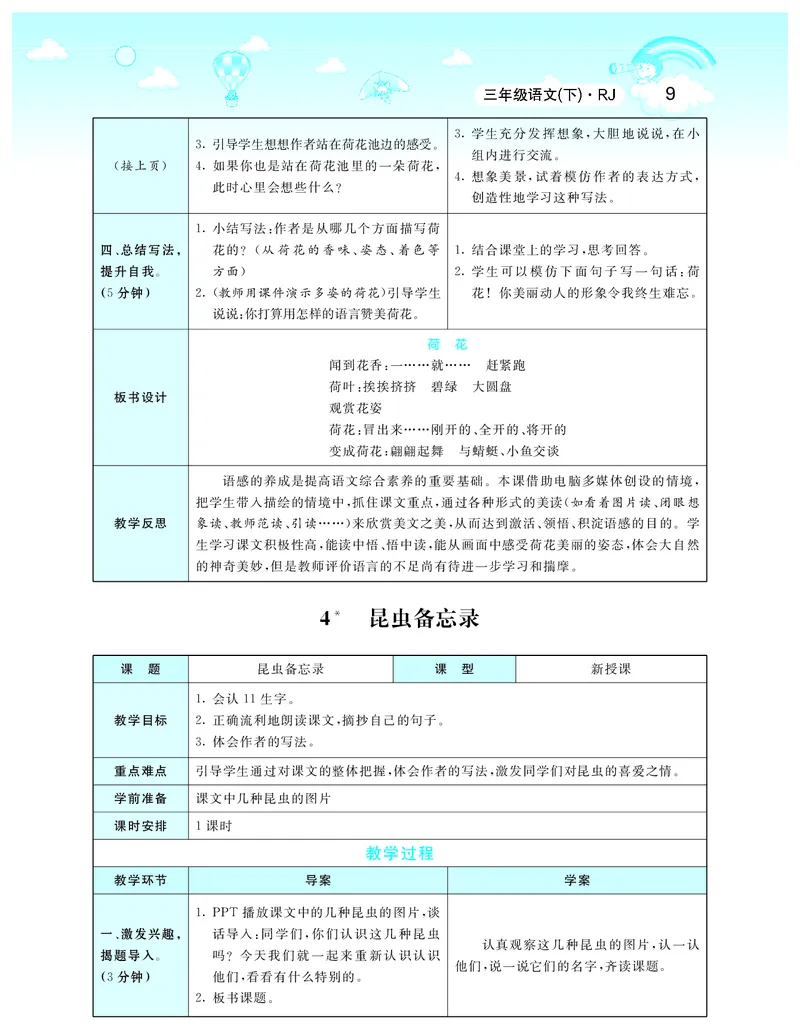 智慧树语文3年级下（RJ）_三年级上下册资料_小学三年级学习资料-25年更新版_3-02、小学三年级语文下册_3-2-3、课件、讲义、教案