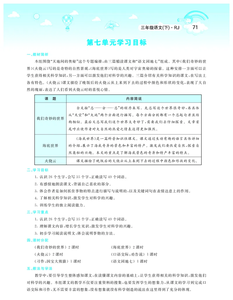 智慧树语文3年级下（RJ）_三年级上下册资料_小学三年级学习资料-25年更新版_3-02、小学三年级语文下册_3-2-3、课件、讲义、教案
