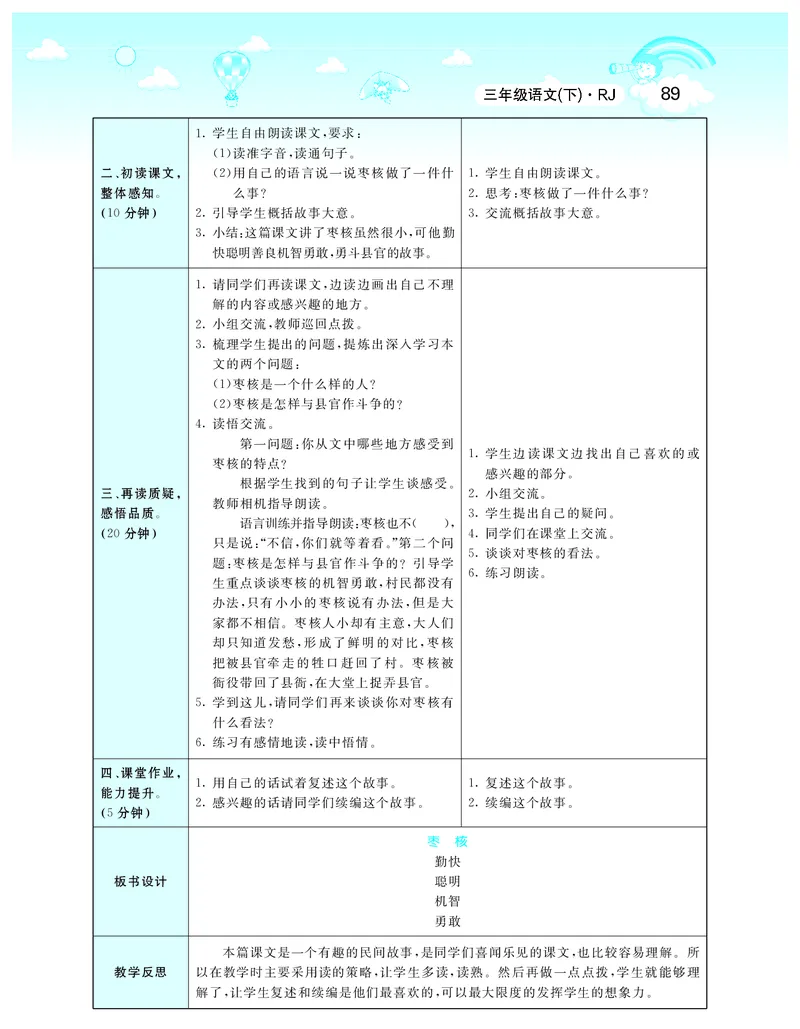 智慧树语文3年级下（RJ）_三年级上下册资料_小学三年级学习资料-25年更新版_3-02、小学三年级语文下册_3-2-3、课件、讲义、教案