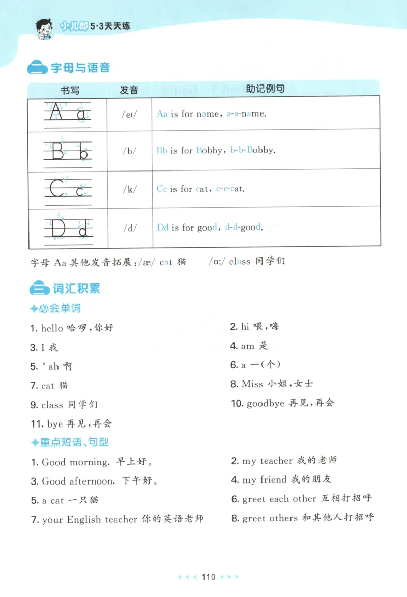 三年级英语上册译林版25秋《53天天练》知识清单_25秋小学语数英习题试卷_英语_译林版_1-6年级英语上册译林版25秋《53天天练》_三年级英语上册译林版25秋《53天天练》