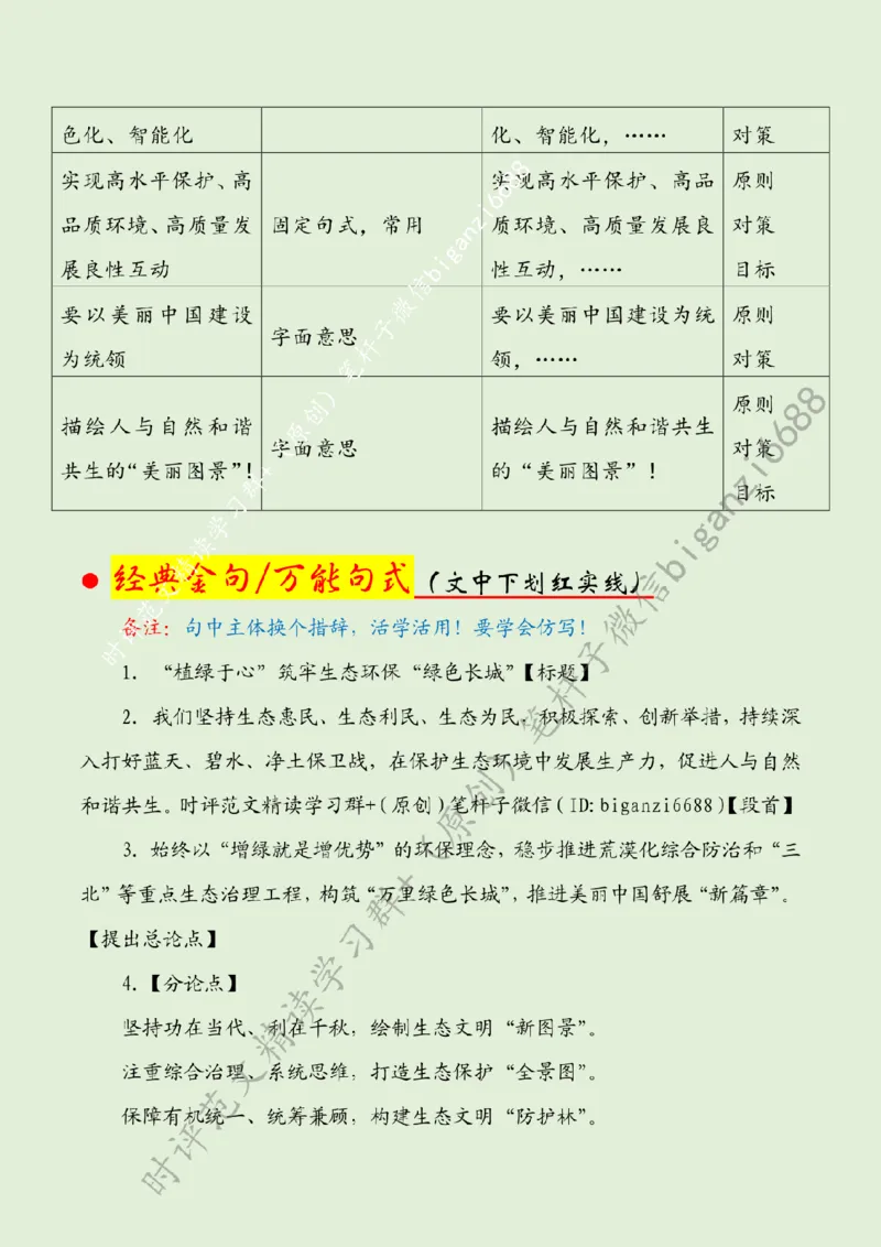 0319---标注绿-&ldquo;植绿于心&rdquo;筑牢生态环保&ldquo;绿色长城&rdquo;_2026考公资料_（57）申论材料_00、笔杆子晨读材料_2024笔杆子晨读_笔杆子2024年3月资料（请及时保存，不得用于其他任何用途）