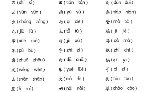幼小衔接读音选择专项练习_一年级上下册资料_小学一年级学习资料-25年更新版_1-00、幼小衔接_幼小衔接拼音启蒙篇
