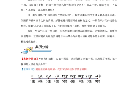 专题08植树问题（原卷）_小学数学思维训练电子版举一反三奥数逻辑拓展专项图解强化_三年级_（培优提升讲义）2022-2023学年三年级数学思维拓展举一反三精编讲义（通用版）(25)份