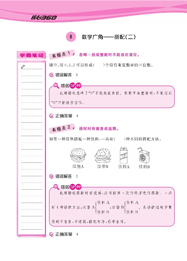 人教版1-6年级下册数学易错清单核心360课堂笔记共103页_三年级上下册资料_小学三年级学习资料-25年更新版_3-04、小学三年级数学下册_3-4-1、复习、知识点、归纳汇总_人教版