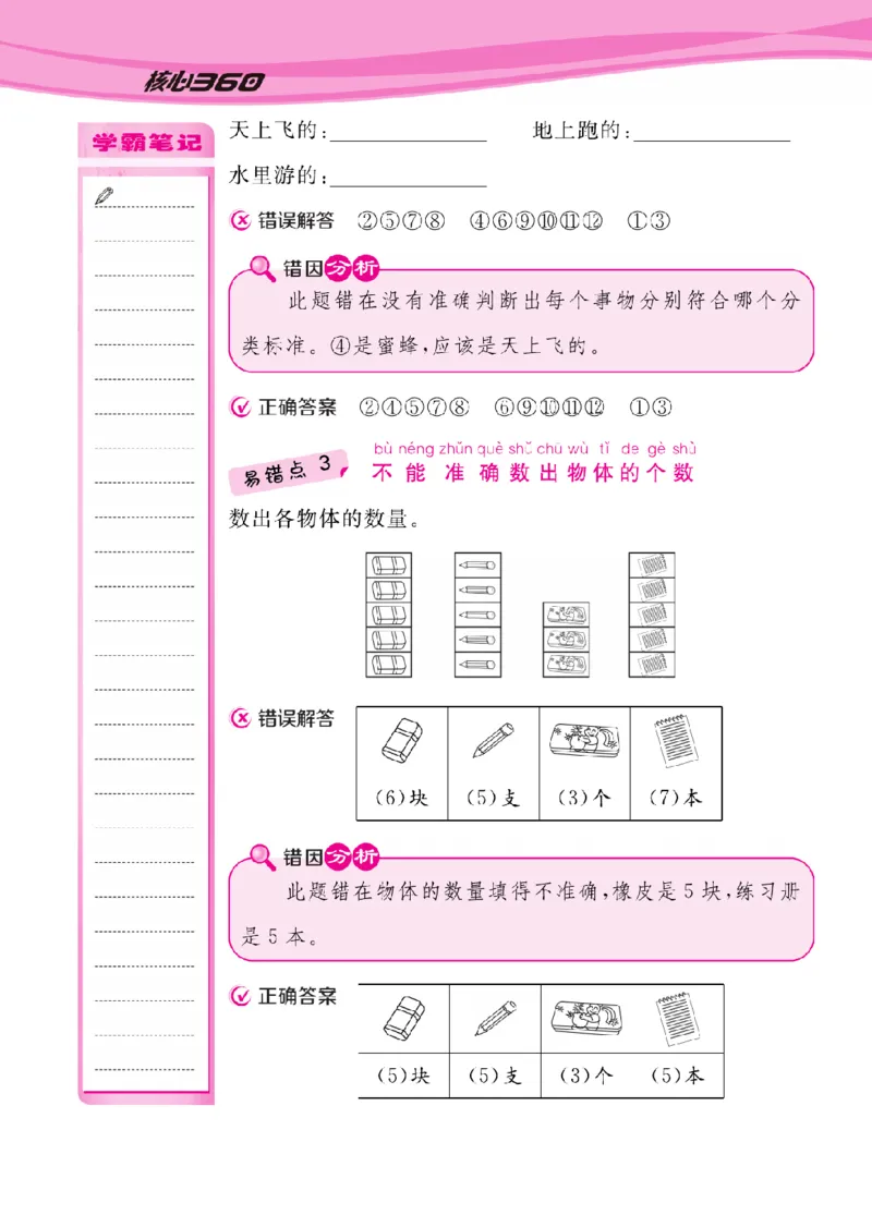 人教版1-6年级下册数学易错清单核心360课堂笔记共103页_三年级上下册资料_小学三年级学习资料-25年更新版_3-04、小学三年级数学下册_3-4-1、复习、知识点、归纳汇总_人教版