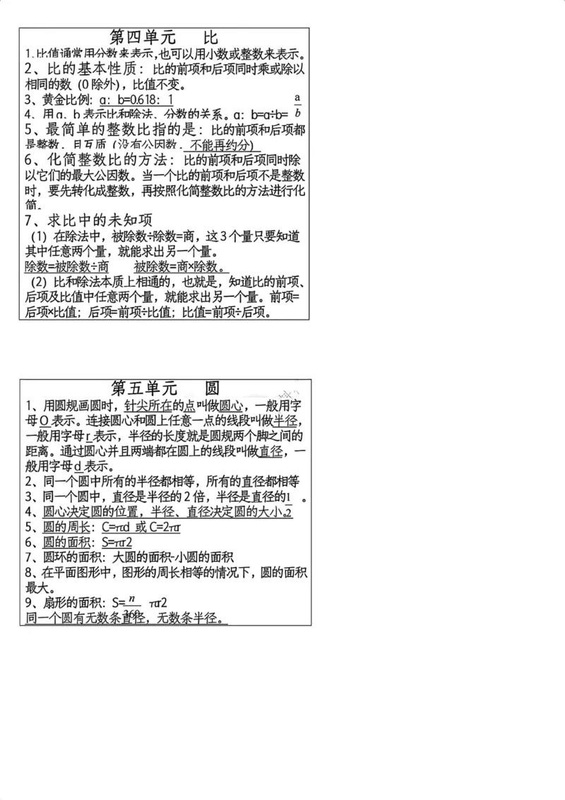 六年级上册数学课课贴_课课贴（数学）