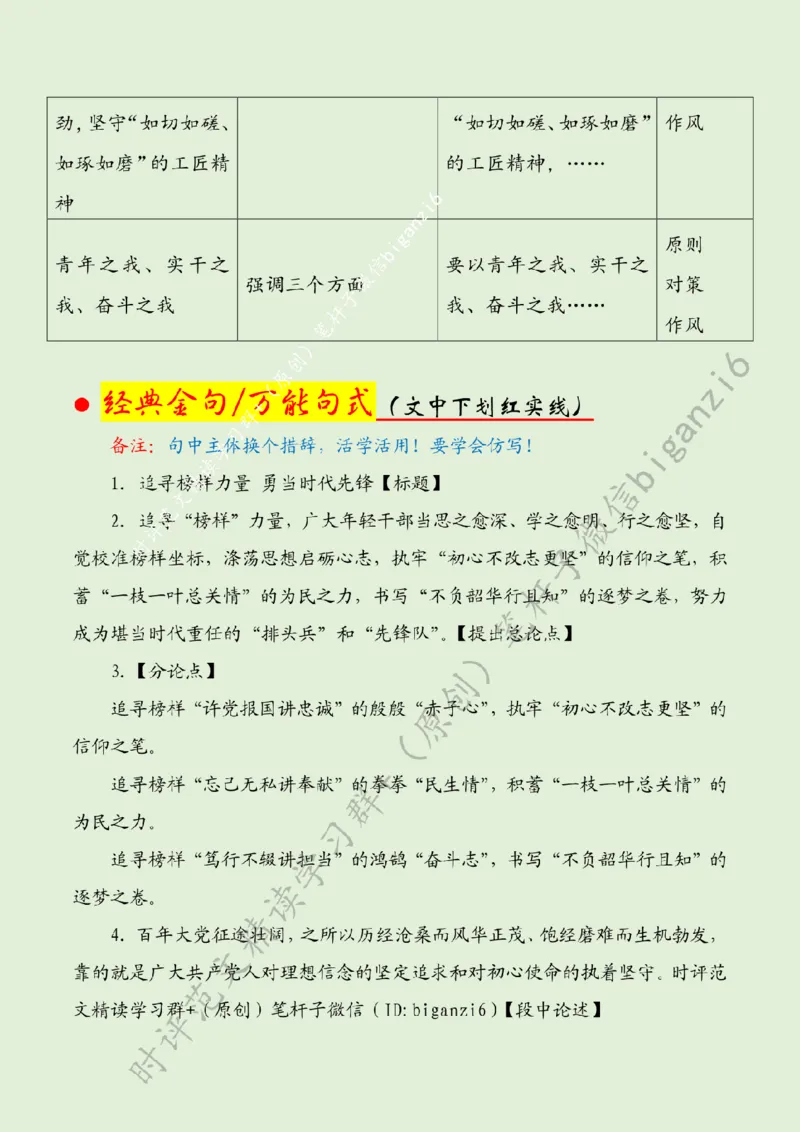 0125---标注绿-追寻榜样力量勇当时代先锋_2026考公资料_（57）申论材料_00、笔杆子晨读材料_2024笔杆子晨读_笔杆子1月时政