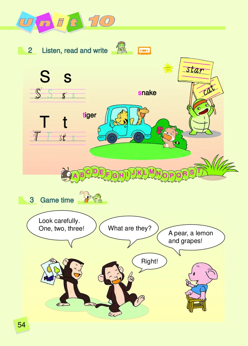 义务教育教科书&middot;英语（三年级起点）三年级下册（辽师大版）_三年级上下册资料_小学三年级学习资料-25年更新版_3-06、小学三年级英语下册_3-6-3、电子教材、课本