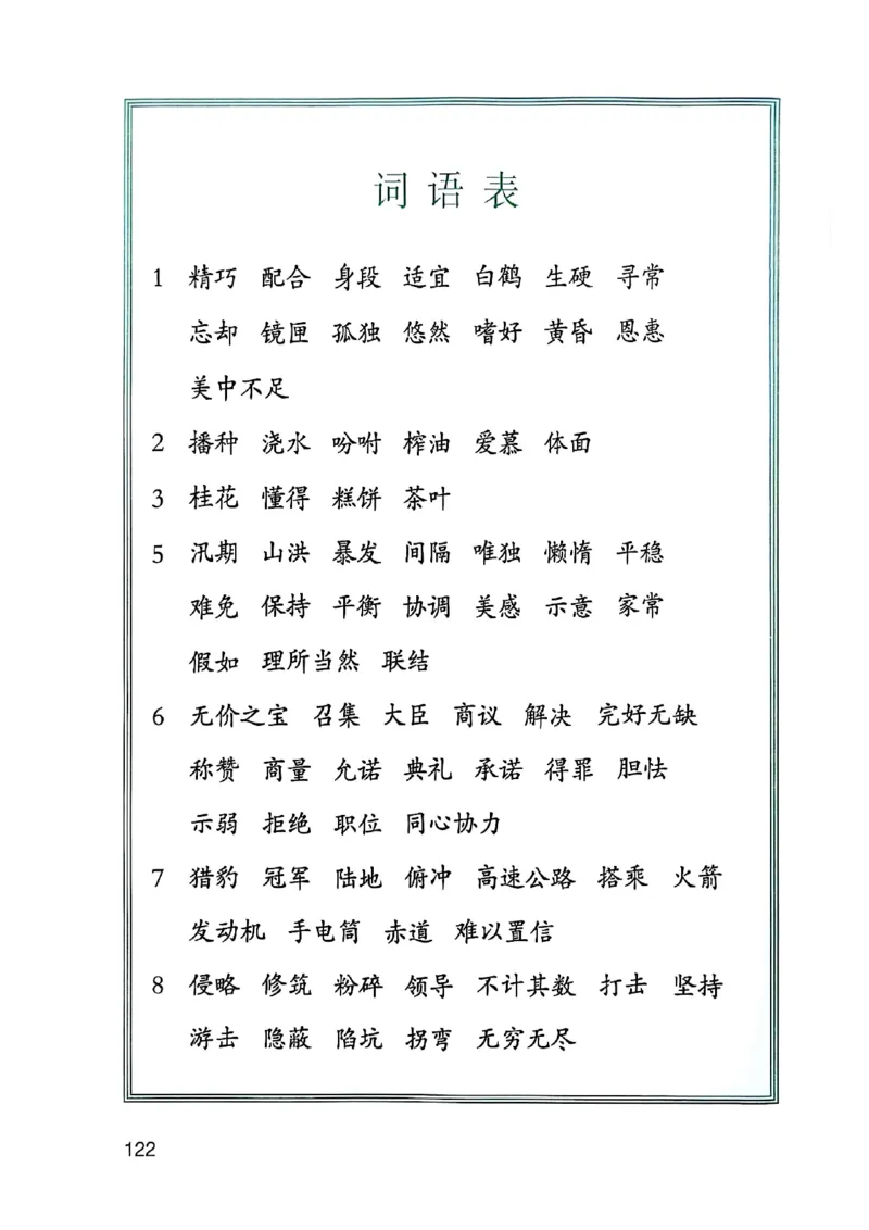 五上语文《课堂笔记》128页_2025秋《课堂笔记预习课》语文1-6