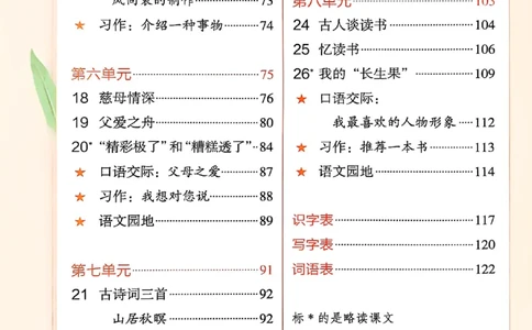 五上语文《课堂笔记》128页_2025秋《课堂笔记预习课》语文1-6