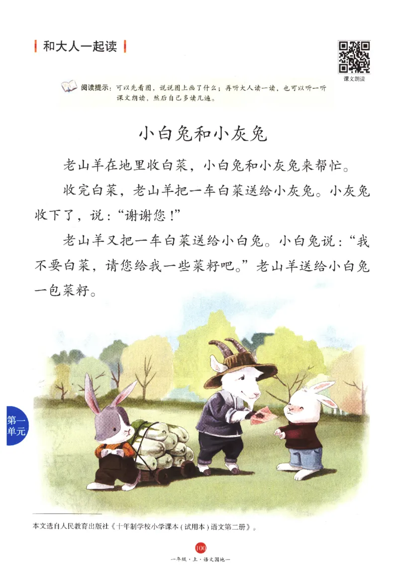 一年级上J1_一年级语文上册（统编版）_老课标资料_教学视频_第一套_010-绘本课堂PDF可下载打印