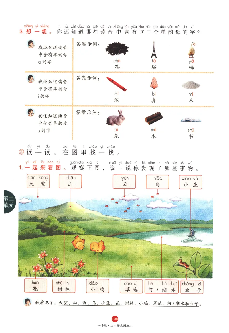 一年级上J1_一年级语文上册（统编版）_老课标资料_教学视频_第一套_010-绘本课堂PDF可下载打印