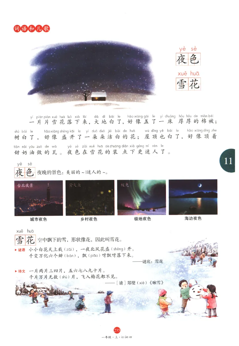 一年级上J1_一年级语文上册（统编版）_老课标资料_教学视频_第一套_010-绘本课堂PDF可下载打印