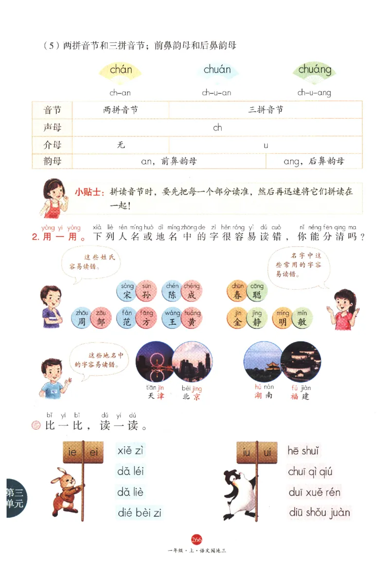 一年级上J1_一年级语文上册（统编版）_老课标资料_教学视频_第一套_010-绘本课堂PDF可下载打印
