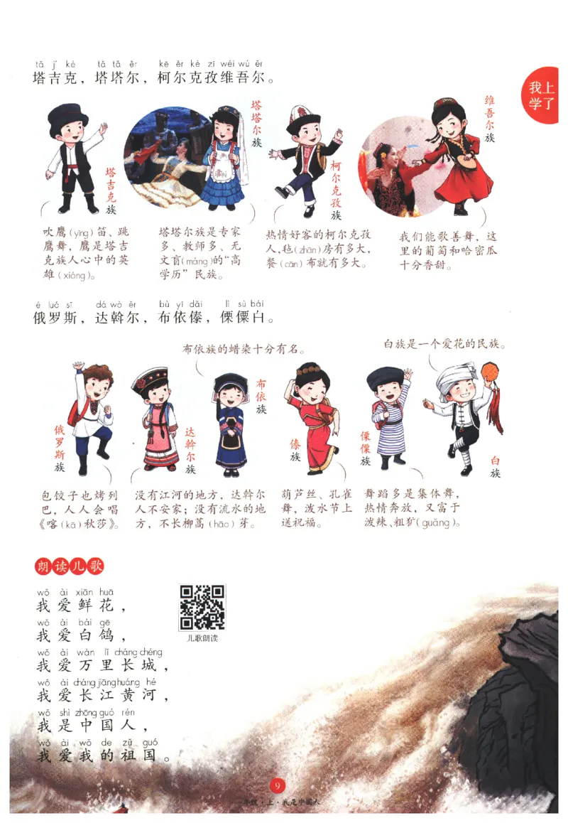 一年级上J1_一年级语文上册（统编版）_老课标资料_教学视频_第一套_010-绘本课堂PDF可下载打印