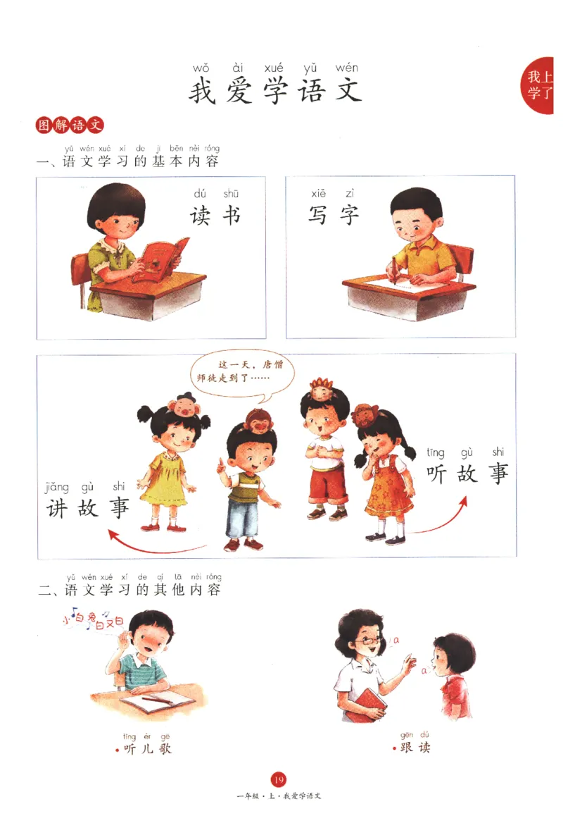 一年级上J1_一年级语文上册（统编版）_老课标资料_教学视频_第一套_010-绘本课堂PDF可下载打印