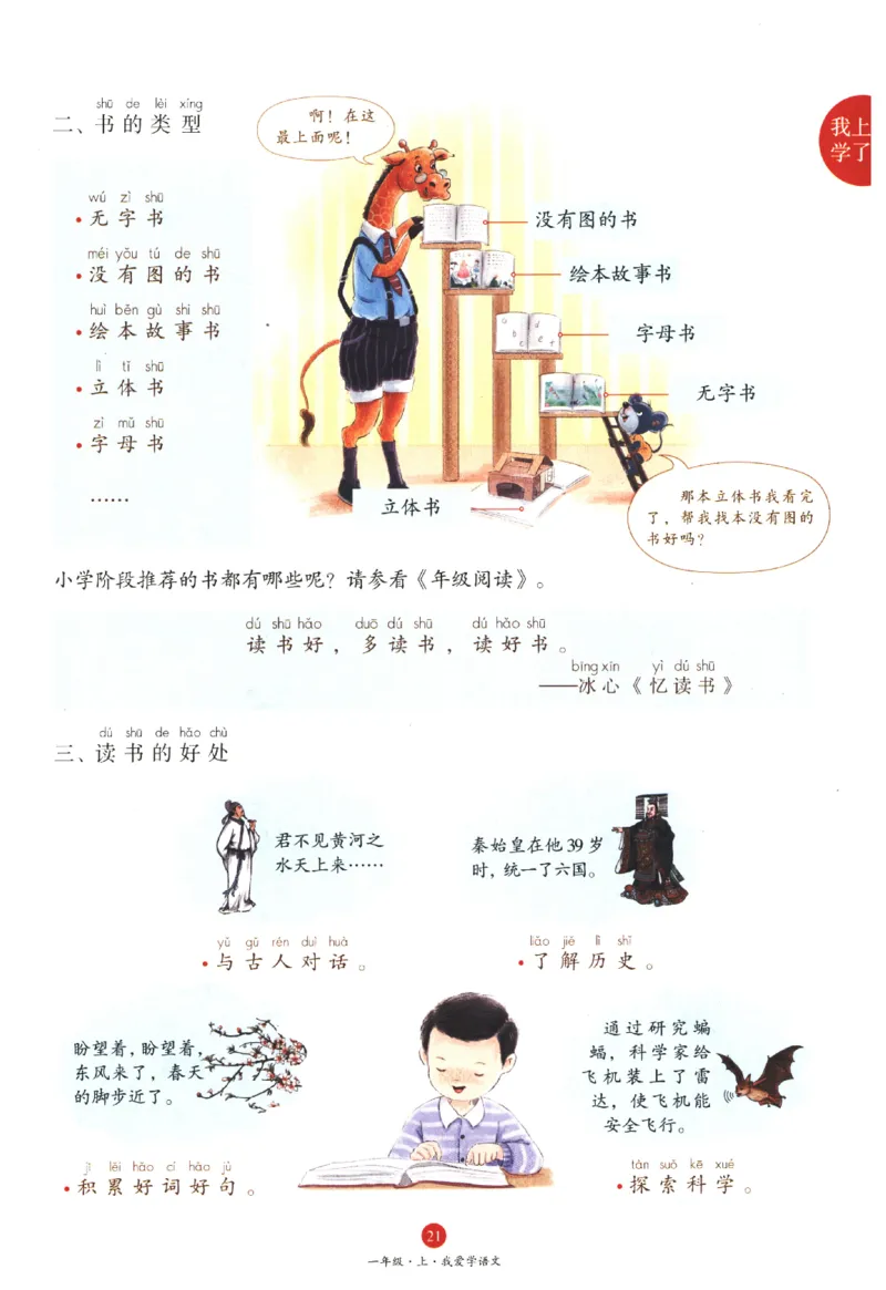 一年级上J1_一年级语文上册（统编版）_老课标资料_教学视频_第一套_010-绘本课堂PDF可下载打印