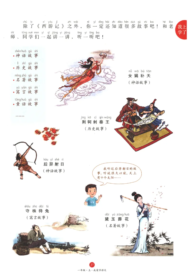 一年级上J1_一年级语文上册（统编版）_老课标资料_教学视频_第一套_010-绘本课堂PDF可下载打印